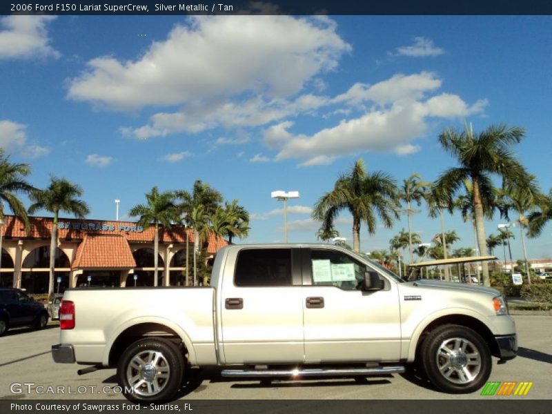 Silver Metallic / Tan 2006 Ford F150 Lariat SuperCrew