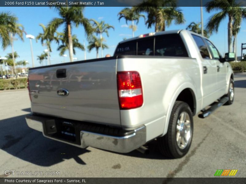 Silver Metallic / Tan 2006 Ford F150 Lariat SuperCrew
