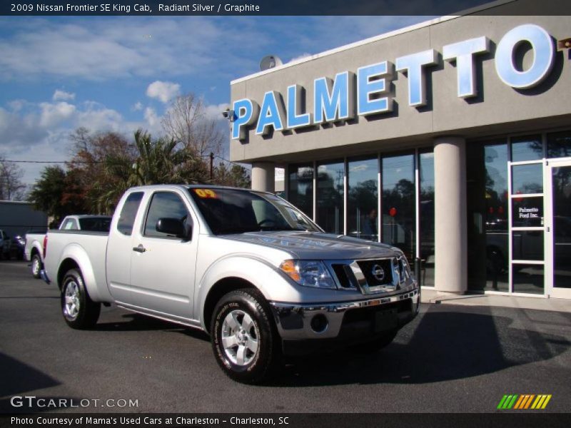 Radiant Silver / Graphite 2009 Nissan Frontier SE King Cab