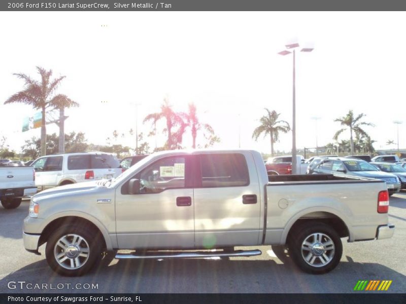 Silver Metallic / Tan 2006 Ford F150 Lariat SuperCrew