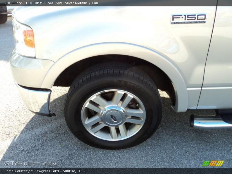 Silver Metallic / Tan 2006 Ford F150 Lariat SuperCrew