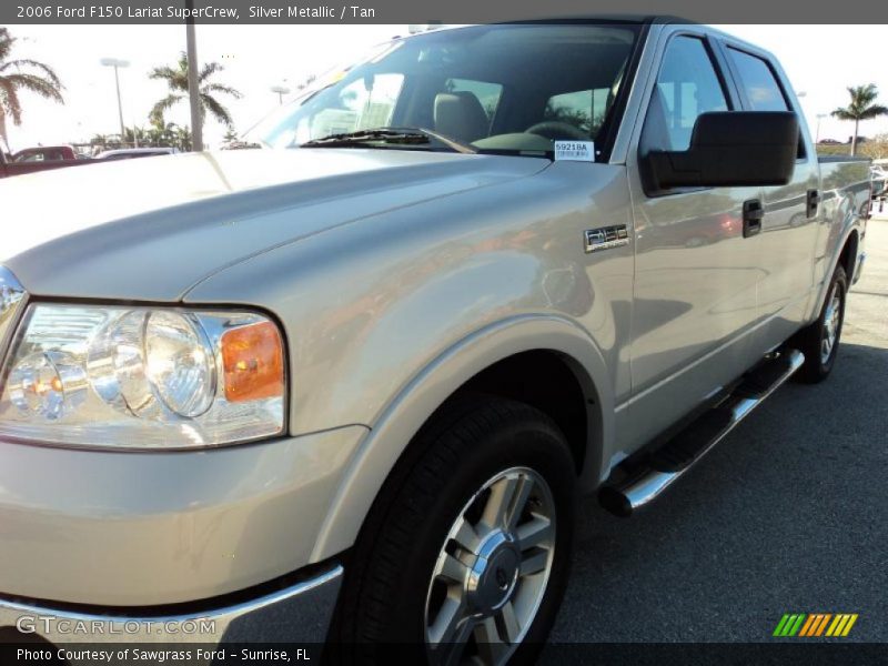 Silver Metallic / Tan 2006 Ford F150 Lariat SuperCrew