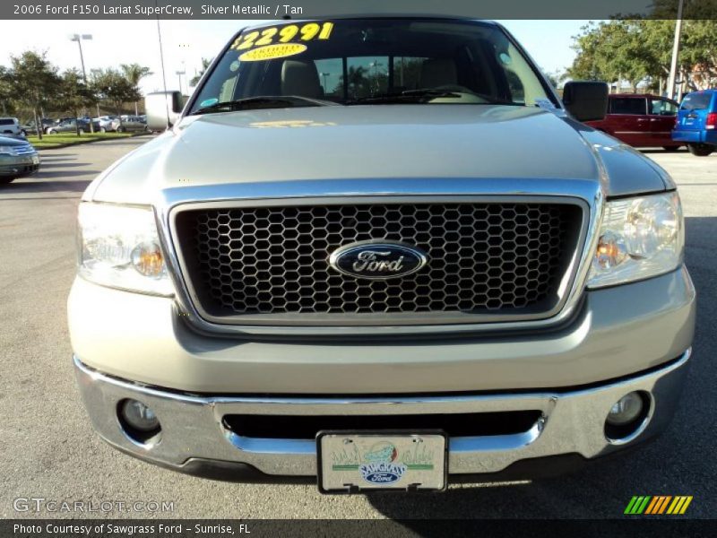 Silver Metallic / Tan 2006 Ford F150 Lariat SuperCrew