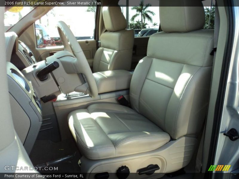 Silver Metallic / Tan 2006 Ford F150 Lariat SuperCrew