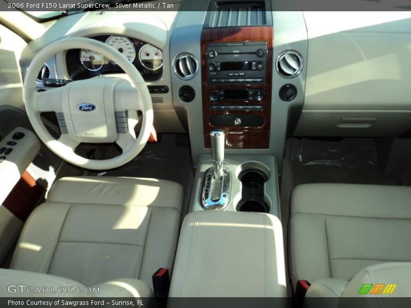 Silver Metallic / Tan 2006 Ford F150 Lariat SuperCrew