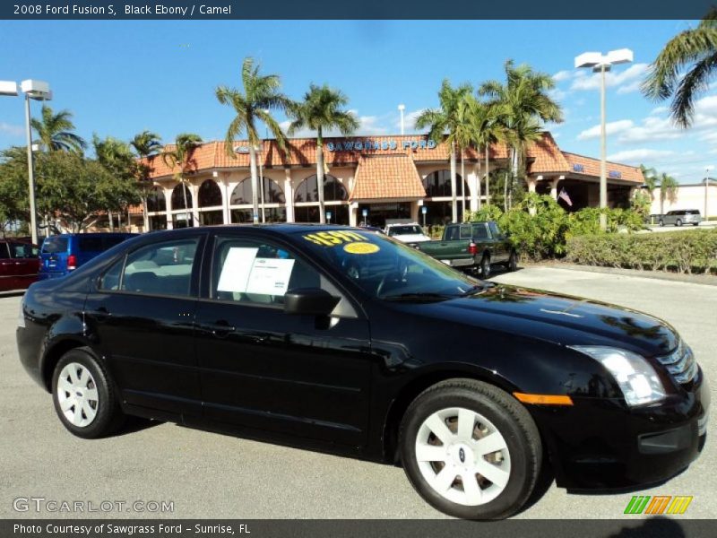 Black Ebony / Camel 2008 Ford Fusion S