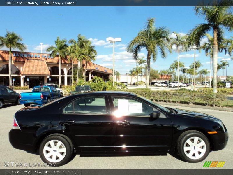 Black Ebony / Camel 2008 Ford Fusion S