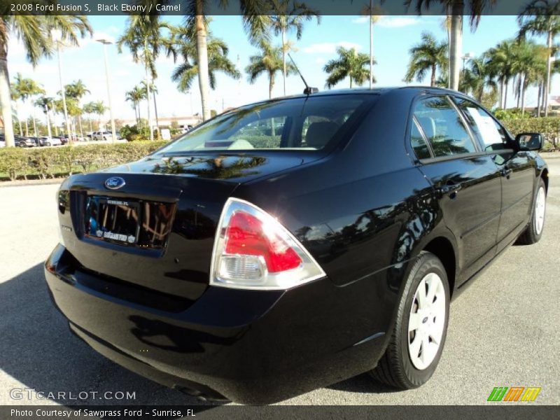 Black Ebony / Camel 2008 Ford Fusion S