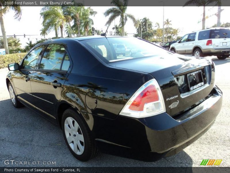 Black Ebony / Camel 2008 Ford Fusion S