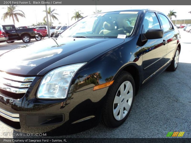 Black Ebony / Camel 2008 Ford Fusion S