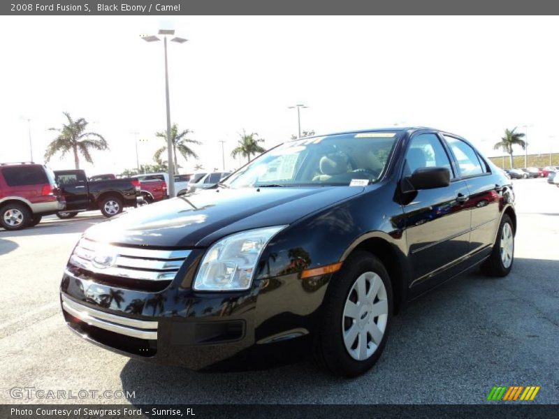 Black Ebony / Camel 2008 Ford Fusion S