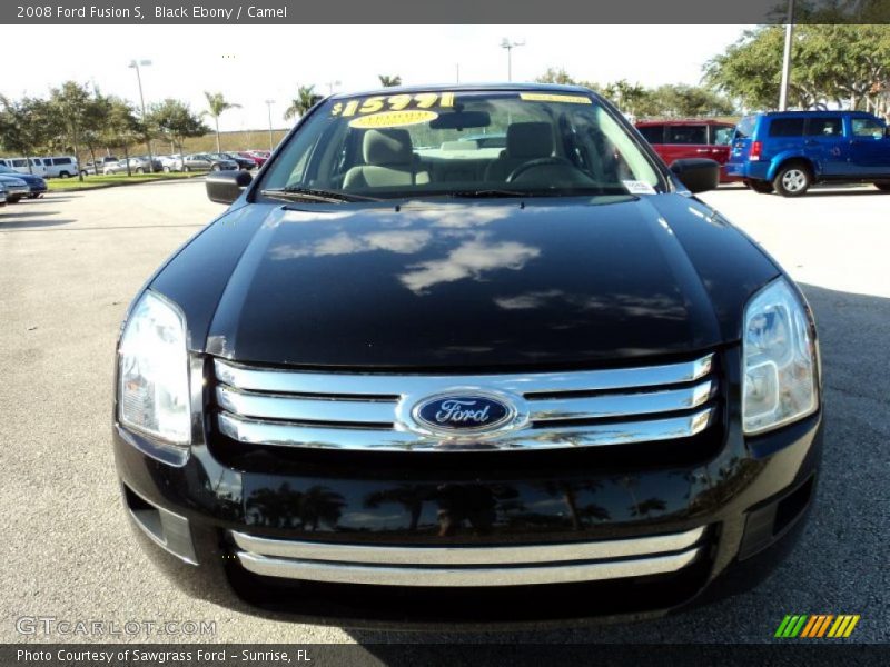 Black Ebony / Camel 2008 Ford Fusion S