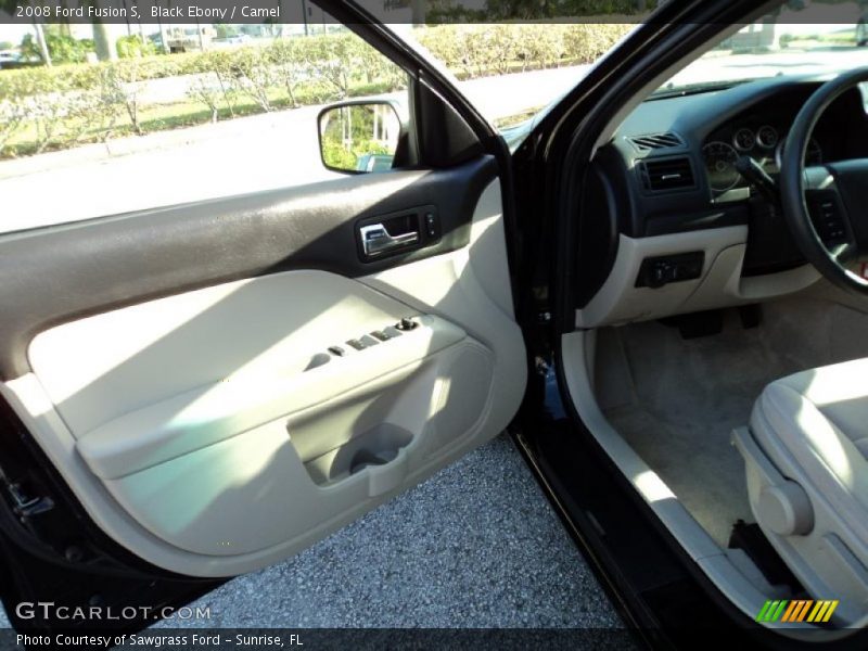 Black Ebony / Camel 2008 Ford Fusion S