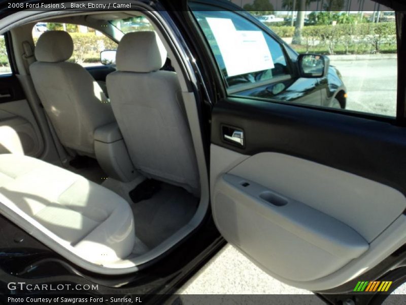 Black Ebony / Camel 2008 Ford Fusion S