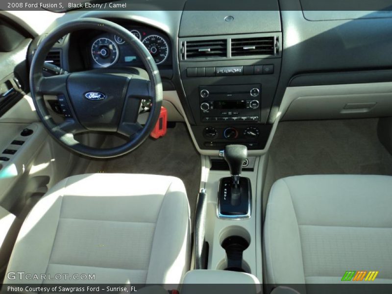 Black Ebony / Camel 2008 Ford Fusion S