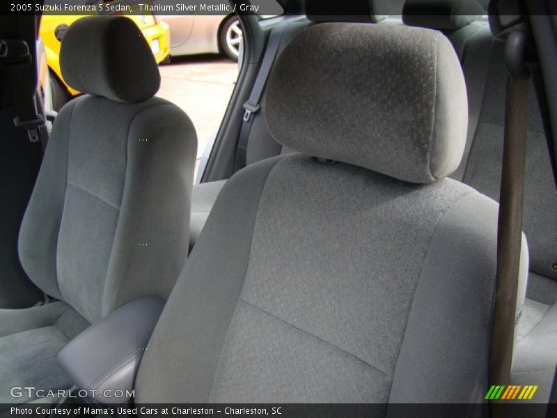 Titanium Silver Metallic / Gray 2005 Suzuki Forenza S Sedan