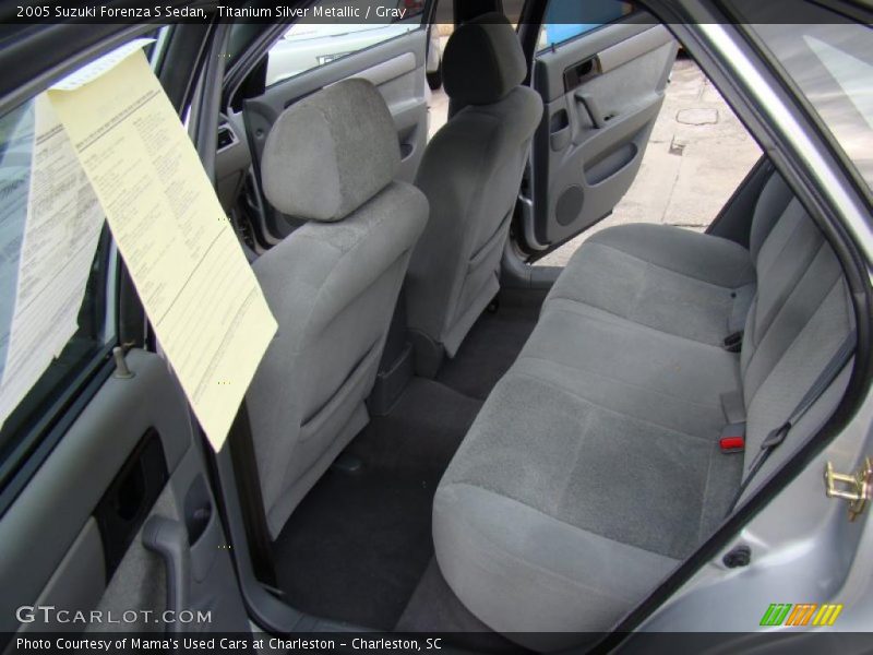 Titanium Silver Metallic / Gray 2005 Suzuki Forenza S Sedan