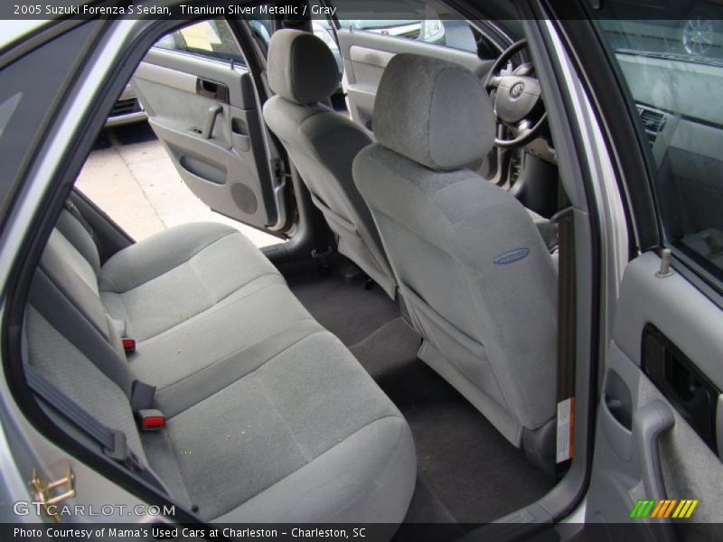 Titanium Silver Metallic / Gray 2005 Suzuki Forenza S Sedan
