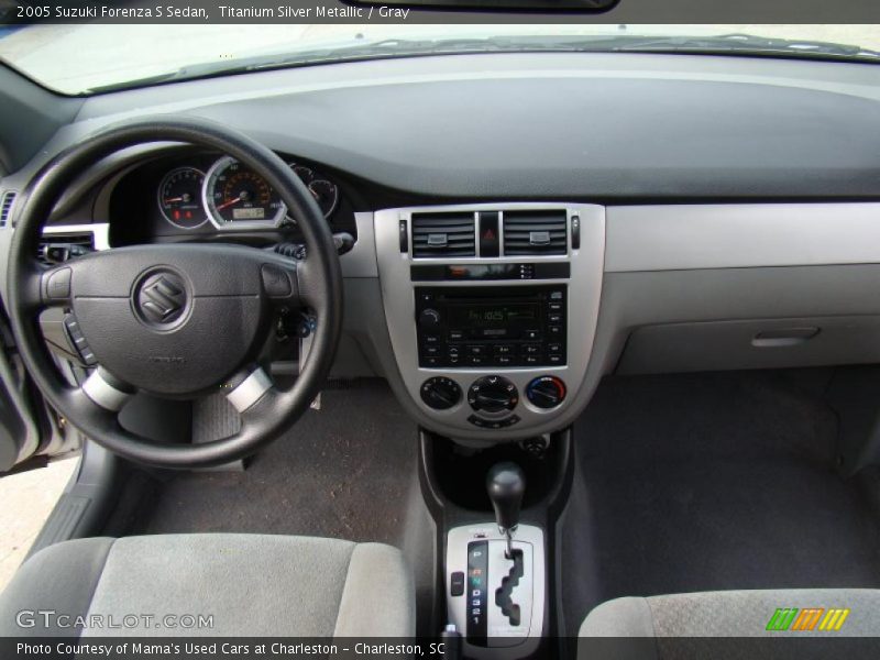 Titanium Silver Metallic / Gray 2005 Suzuki Forenza S Sedan