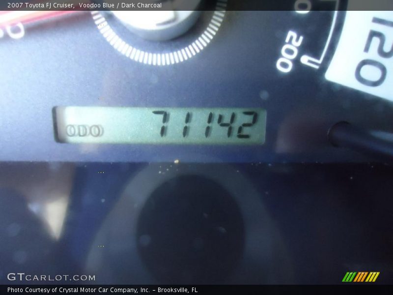Voodoo Blue / Dark Charcoal 2007 Toyota FJ Cruiser