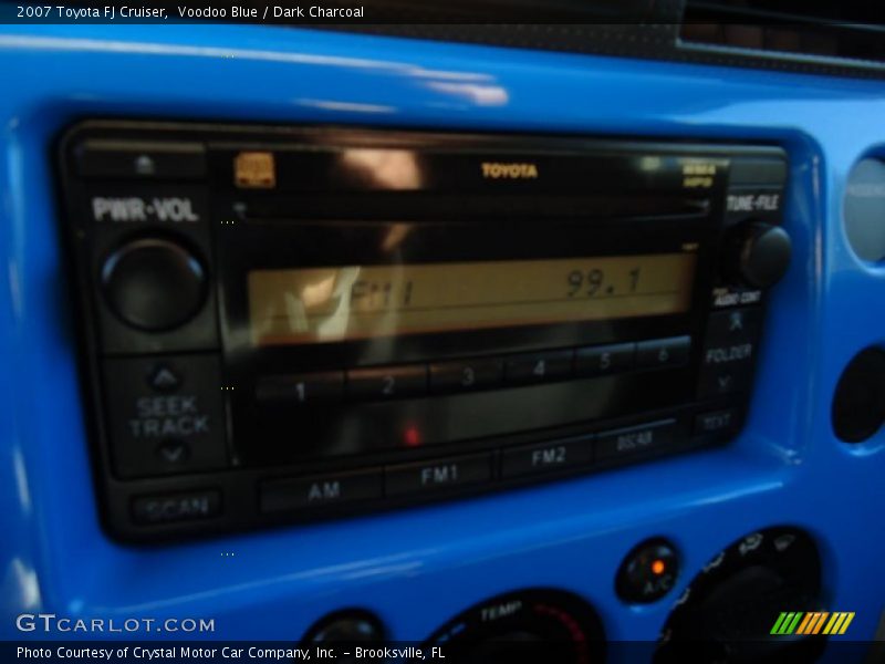 Voodoo Blue / Dark Charcoal 2007 Toyota FJ Cruiser