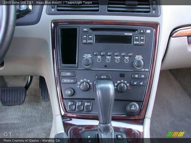 Controls of 2005 S60 2.5T