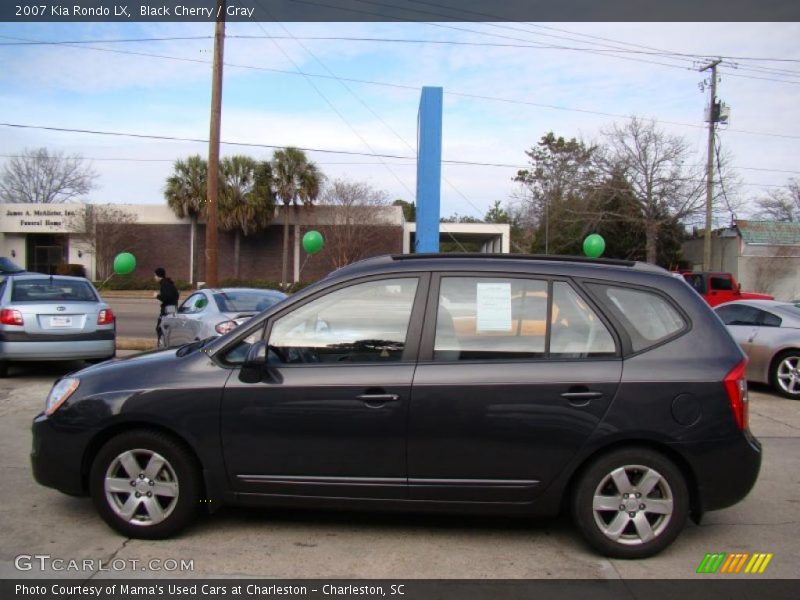 Black Cherry / Gray 2007 Kia Rondo LX