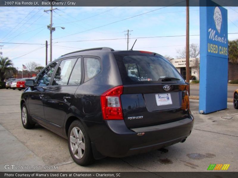 Black Cherry / Gray 2007 Kia Rondo LX