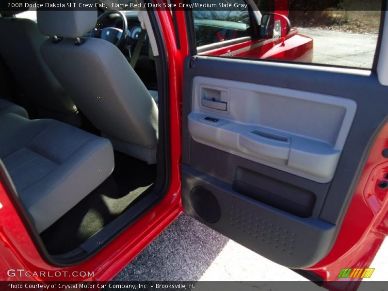 Flame Red / Dark Slate Gray/Medium Slate Gray 2008 Dodge Dakota SLT Crew Cab