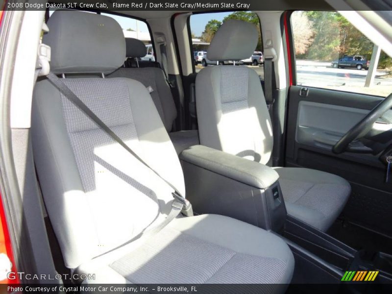 Flame Red / Dark Slate Gray/Medium Slate Gray 2008 Dodge Dakota SLT Crew Cab