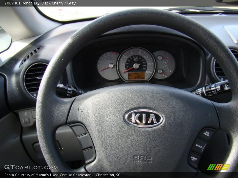 Black Cherry / Gray 2007 Kia Rondo LX