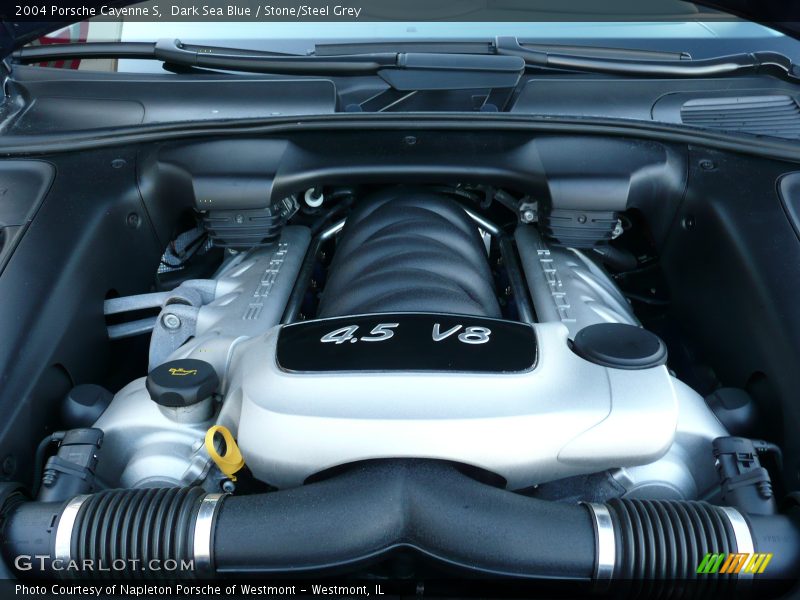 Dark Sea Blue / Stone/Steel Grey 2004 Porsche Cayenne S