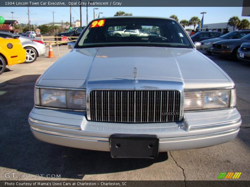 Opal Grey Pearlescent / Gray 1994 Lincoln Town Car Executive