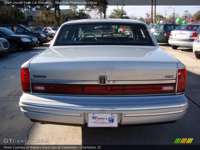 Opal Grey Pearlescent / Gray 1994 Lincoln Town Car Executive