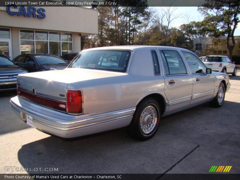 Opal Grey Pearlescent / Gray 1994 Lincoln Town Car Executive