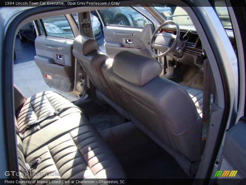 Opal Grey Pearlescent / Gray 1994 Lincoln Town Car Executive