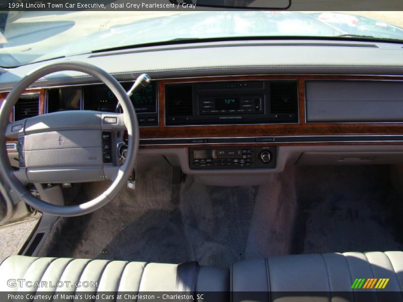 Opal Grey Pearlescent / Gray 1994 Lincoln Town Car Executive