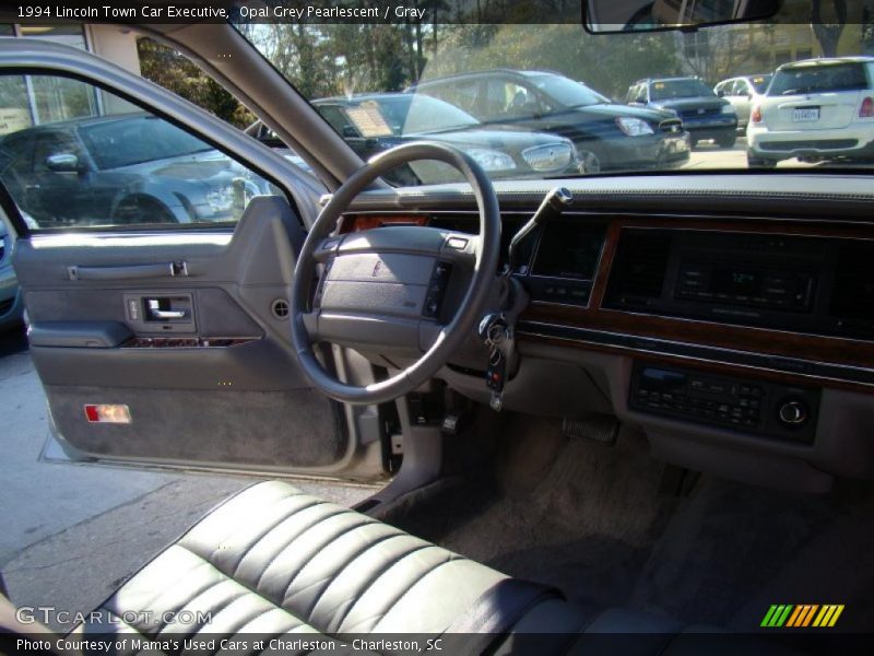 Opal Grey Pearlescent / Gray 1994 Lincoln Town Car Executive