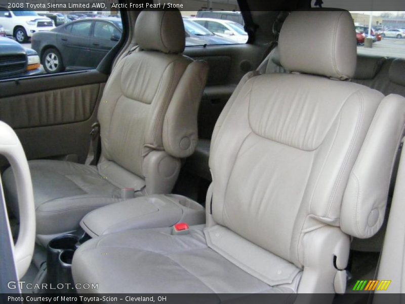 Arctic Frost Pearl / Stone 2008 Toyota Sienna Limited AWD