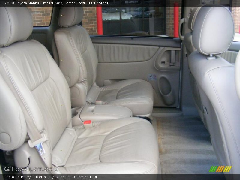 Arctic Frost Pearl / Stone 2008 Toyota Sienna Limited AWD