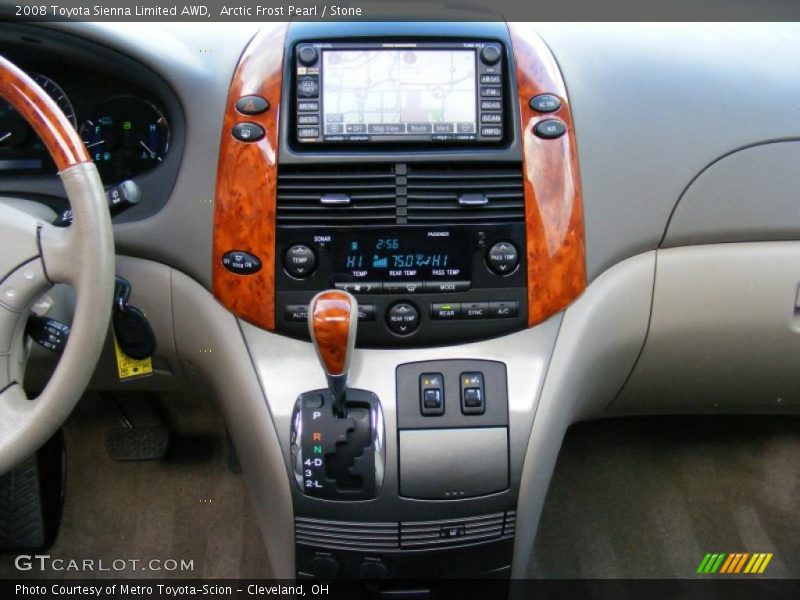 Arctic Frost Pearl / Stone 2008 Toyota Sienna Limited AWD