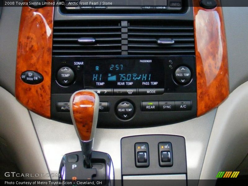 Arctic Frost Pearl / Stone 2008 Toyota Sienna Limited AWD