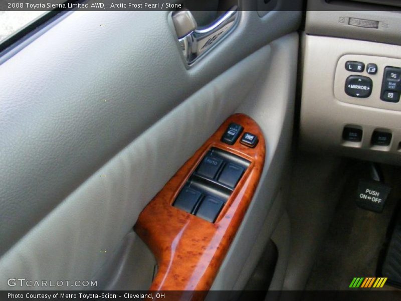 Arctic Frost Pearl / Stone 2008 Toyota Sienna Limited AWD