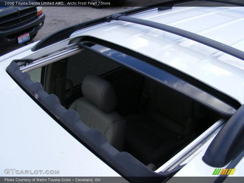 Arctic Frost Pearl / Stone 2008 Toyota Sienna Limited AWD