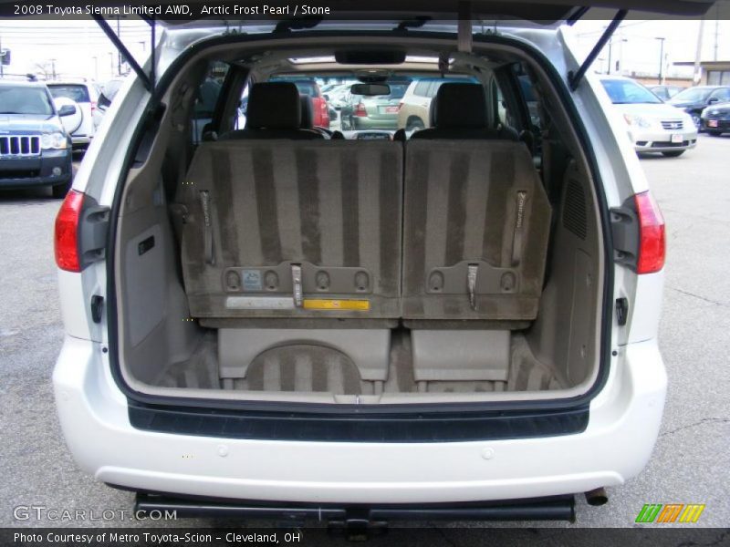 Arctic Frost Pearl / Stone 2008 Toyota Sienna Limited AWD