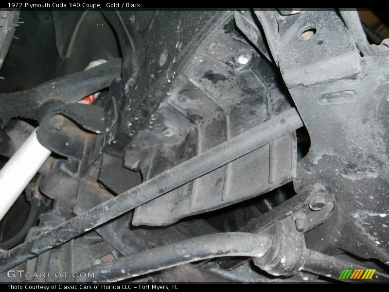 Gold / Black 1972 Plymouth Cuda 340 Coupe