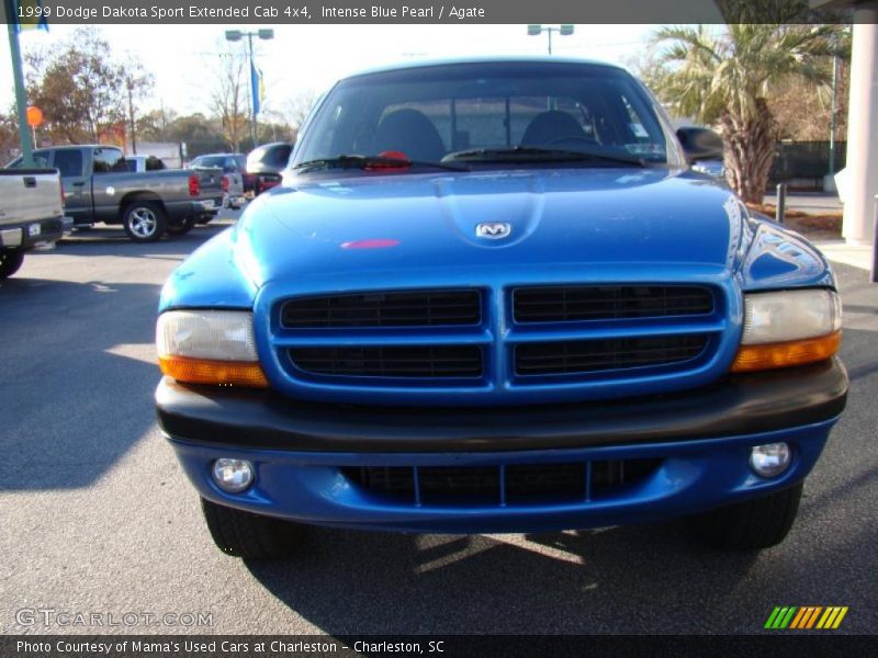 Intense Blue Pearl / Agate 1999 Dodge Dakota Sport Extended Cab 4x4