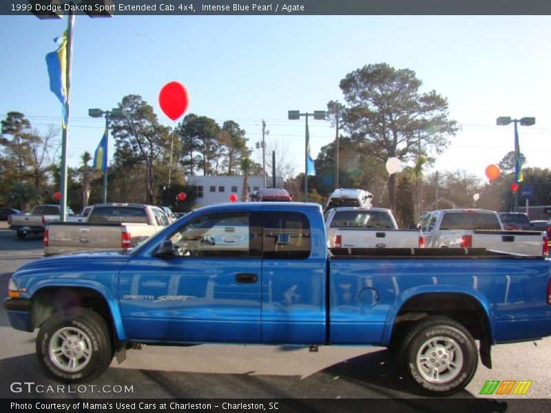 Intense Blue Pearl / Agate 1999 Dodge Dakota Sport Extended Cab 4x4