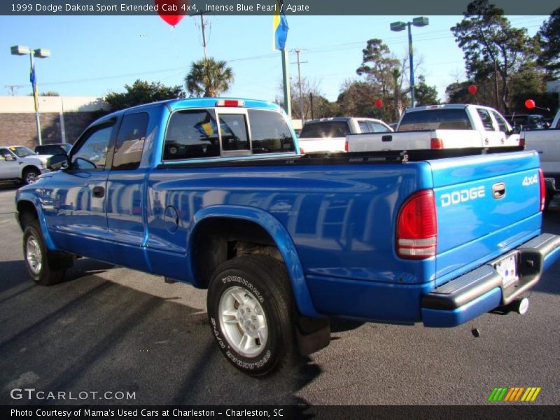 Intense Blue Pearl / Agate 1999 Dodge Dakota Sport Extended Cab 4x4
