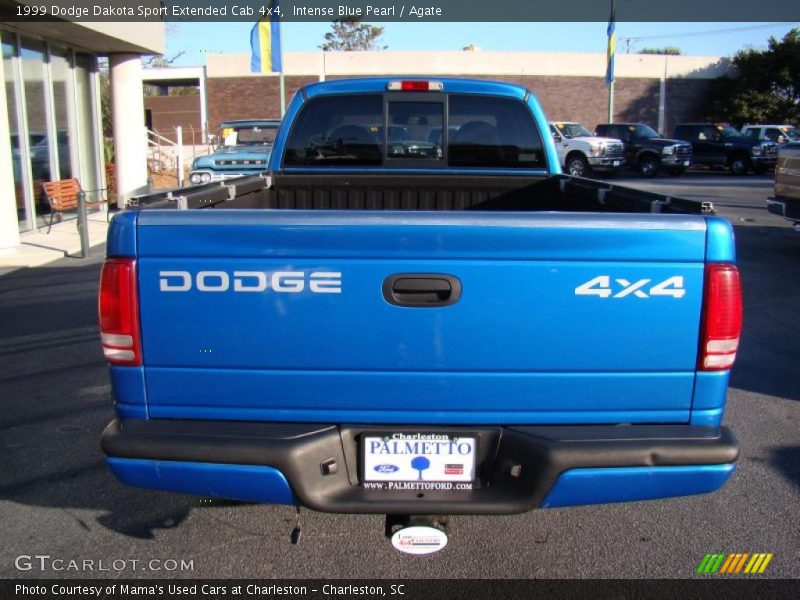 Intense Blue Pearl / Agate 1999 Dodge Dakota Sport Extended Cab 4x4
